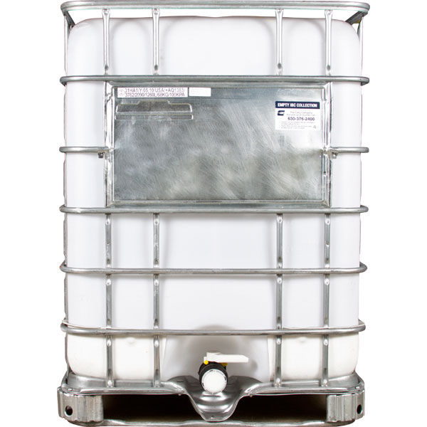 26wt3r_1 330 Gallon Standard Reconditioned IBC Tote, UN Rated, Various Valve & Pallet Styles - Image 1