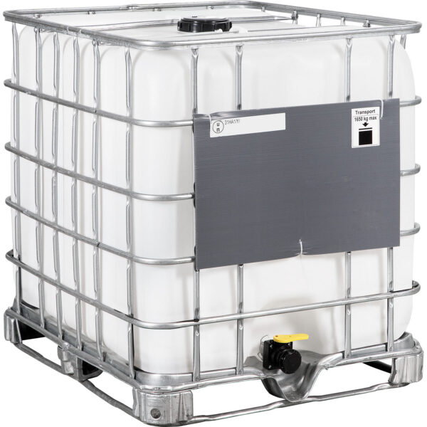 275 Gallon IBC Tote, Rebottled, UN Rated, 2" NPT Valve, Composite/Steel Pallet