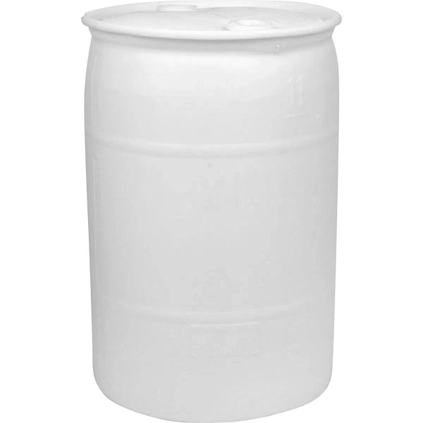 30gal-natural-tight-head-plastic-drum_un-rated_2in-nps-and-2in-buttress-fittings 30 Gallon Natural Tight Head Plastic Drum, UN Rated, 2" NPS & 2" Buttress Fittings - Image 1