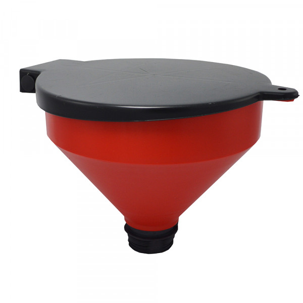 drum_funnel_1 Oil Drum Funnel with Flip Top - Image 1