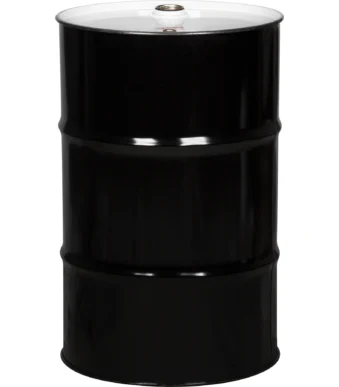 30 gallon tight head steel drum un rated 2 22 and 3 4 22 fittings lined 26wt30 1
