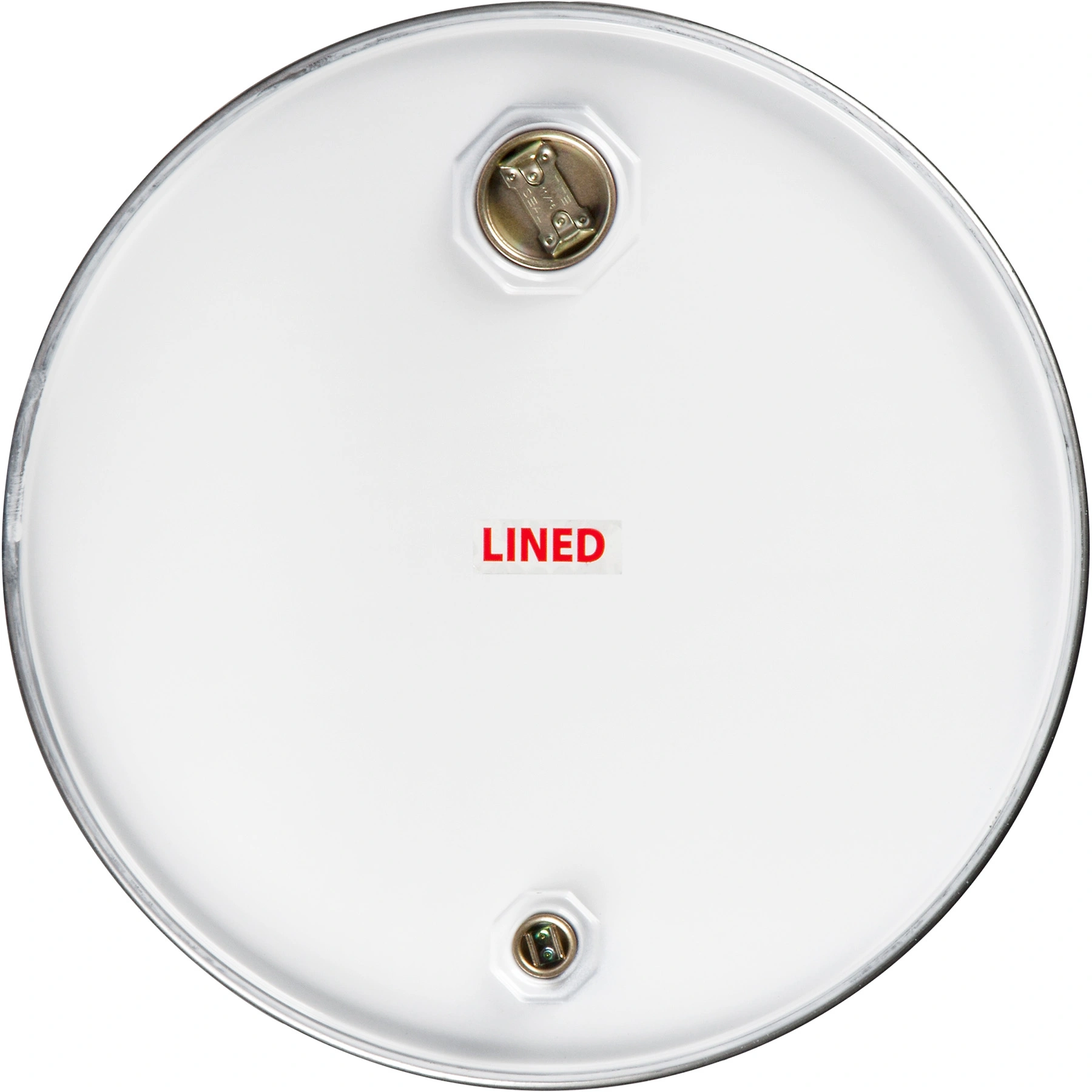 30 Gallon Tight Head Steel Drum, UN Rated, 2" & 3/4" Fittings, Lined - Image 2