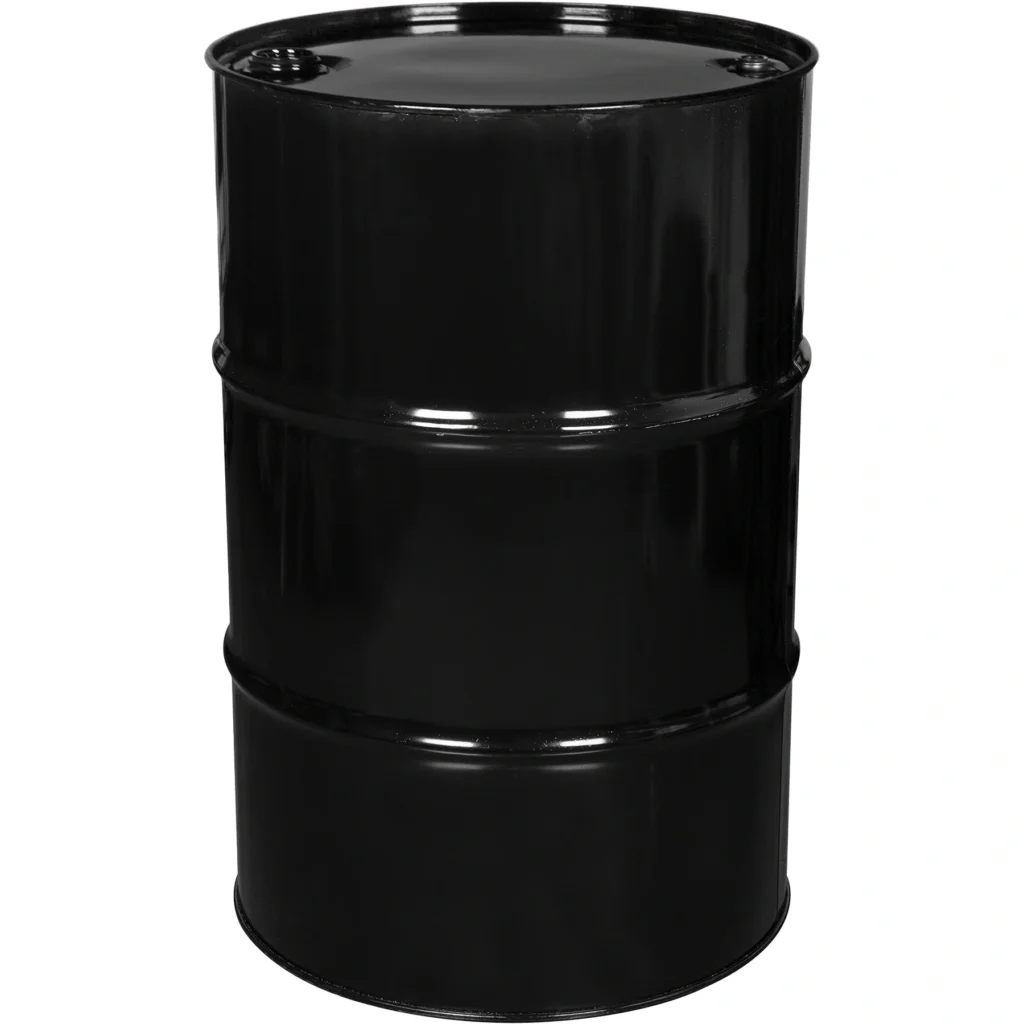 55 gallon tight head steel drum un rated 2 inch and 0.75 inch fittings lined 26wt55 1