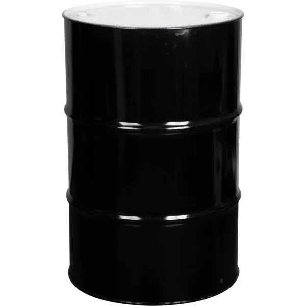 55 Gallon Tight Head Steel Drum, UN Rated, 2" & 3/4" Nylon Fittings, Unlined