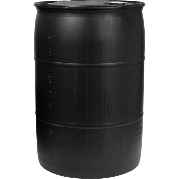 55gal-black-tight-head-plastic-drum_reconditioned_un-rated_2in-nps-and-2in-buttress_56wk5r_1 55 Gallon Black Tight Head Plastic Drum, Reconditioned, UN Rated, 2" NPS & 2" Buttress - Image 1