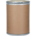 13 Gallon Fiber Drum, Steel Cover w/Lever Lock Ring