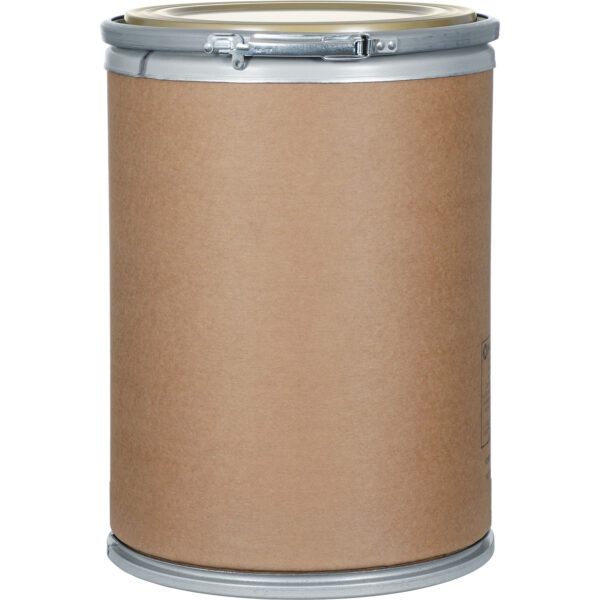 13 Gallon Fiber Drum, Steel Cover w/Lever Lock Ring