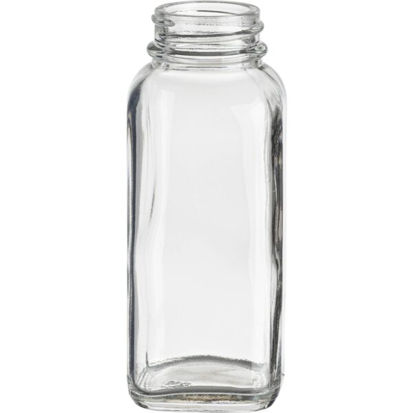 4 oz. French Square Glass Jar, 33mm 33-400