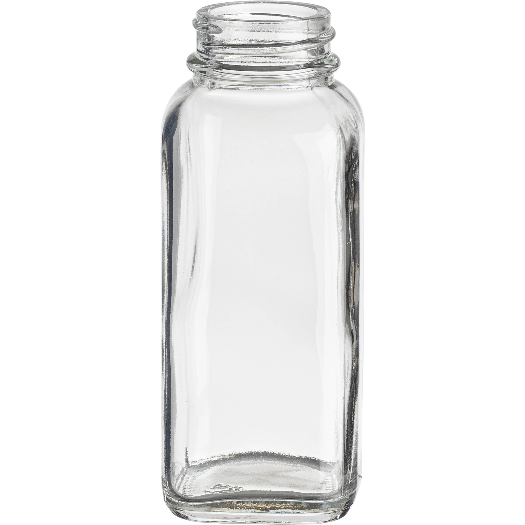K11 4 oz. French Square Glass Jar, 33mm 33-400 - Image 1