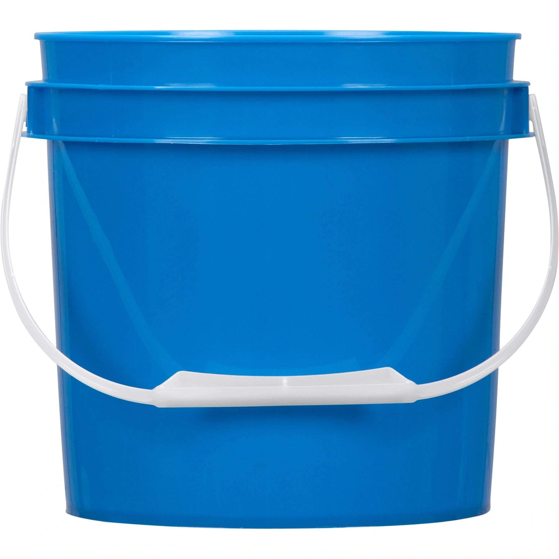 S1 1 Gallon Blue Plastic Pail with Plastic Handle (P5 Series) - Image 1