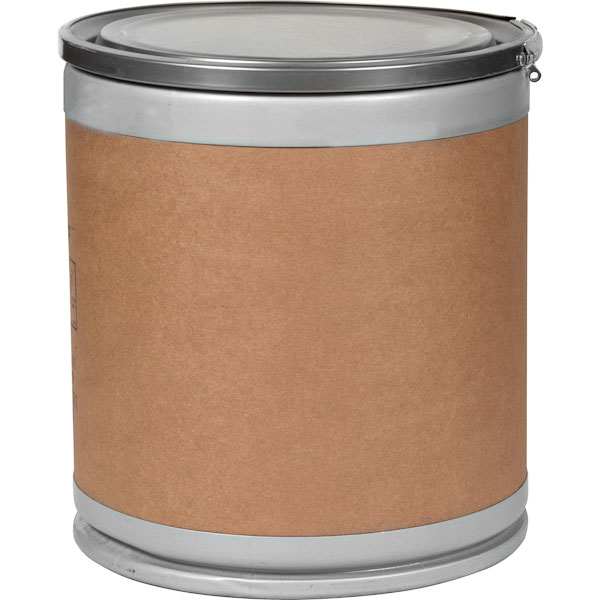 S1 7.5 Gallon Fiber Drum, Steel Cover w/Lever Lock Ring - Image 1